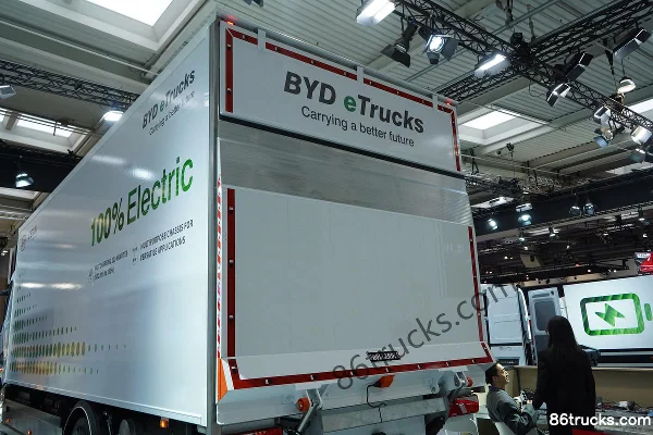 BYD ETH8 18T 6.8m Pure Electric Van Cargo Truck 4X2(6 wheels) Body (1) | 86Trucks