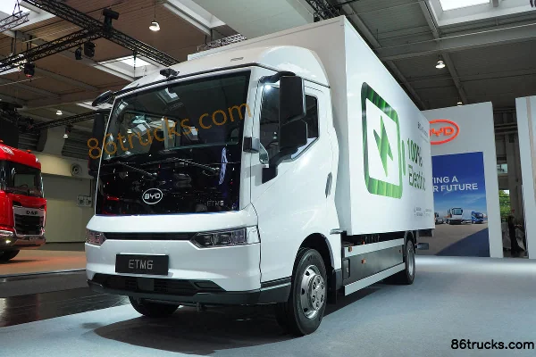 BYD ETM6 11T 6.2m Pure Electric Van Cargo Truck 4X2(6 wheels) Exterior (3) | 86Trucks