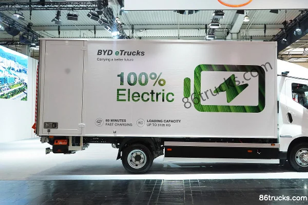 BYD ETM6 11T 6.2m Pure Electric Van Cargo Truck 4X2(6 wheels) Body (3) | 86Trucks