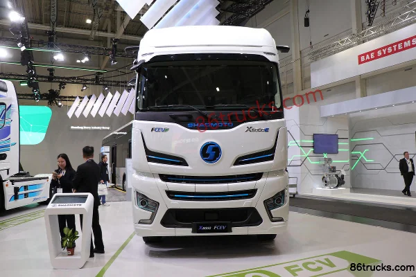 SHACMAN Delong X6000 6X4(10 wheels) Hydrogen Fuel Cell Tractor Truck 58.73kWh Exterior (2) | 86Trucks