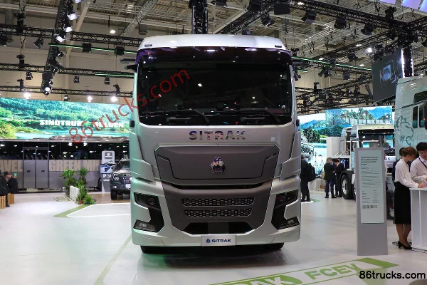 Sitrak SITRAK C9H poids lourd 6X4(10 roues) tracteur routier à pile à combustible 100,9 kWh Extérieur (2) | 86Trucks