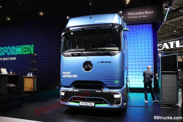 Mercedes-Benz eActros 600 4X2(6 roues) tracteur routier 100 % électrique 600 kWh Extérieur (3) | 86Trucks