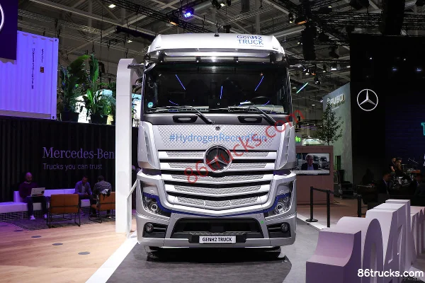 Mercedes-Benz GenH2 4X2(6 roues) tracteur routier à pile à combustible 72 kWh Extérieur (2) | 86Trucks