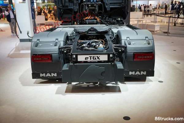 MAN eTGX camion lourd 4X2(6 roues) tracteur routier tout électrique (eTGX 20.544) Châssis (3) | 86Trucks
