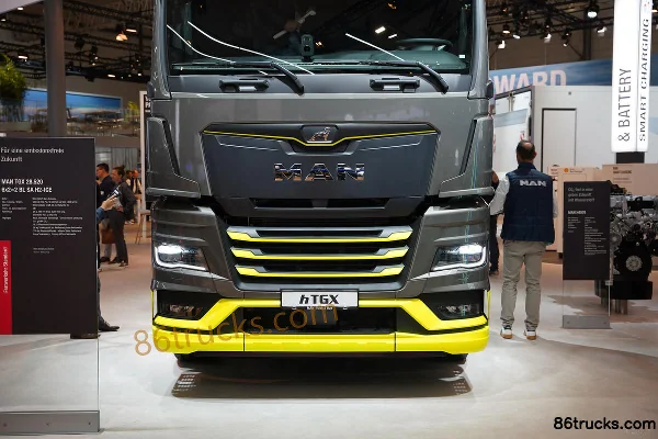 MAN hTGX Heavy Truck 4X2(6 wheels) Hydrogen Fuel Cell Tractor Truck (hTGX 28.520) Exterior (3) | 86Trucks
