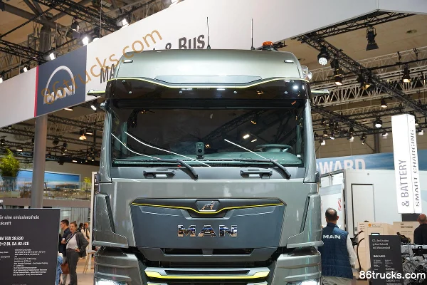 MAN hTGX Heavy Truck 4X2(6 wheels) Hydrogen Fuel Cell Tractor Truck (hTGX 28.520) Exterior (2) | 86Trucks