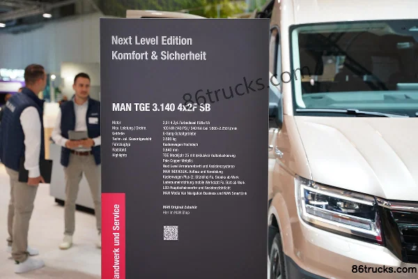 MAN TGE 140 ch fourgon fermé (TGE 3.140) Châssis (2) | 86Trucks