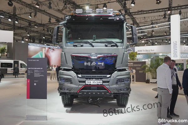 MAN TGS 540hp 8X4(12 wheels) Dump Truck (TGS 35.540) Exterior (3) | 86Trucks