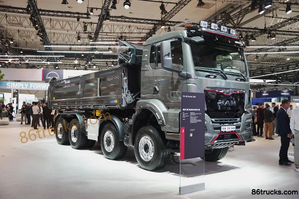 MAN TGS 540hp 8X4(12 wheels) Dump Truck (TGS 35.540) Exterior (2) | 86Trucks