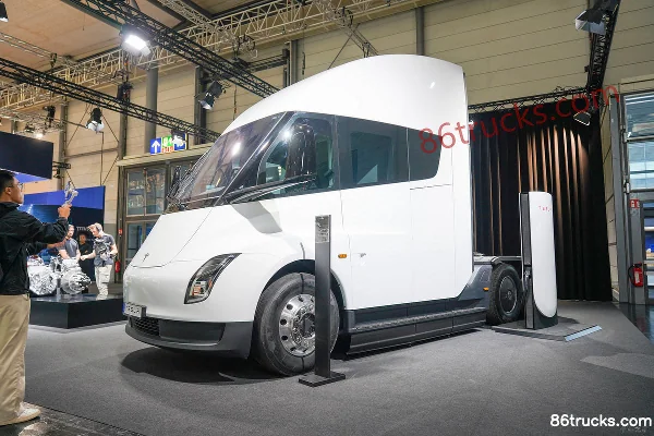 Tesla Semi Heavy Truck 300 Mile Version Electric Truck 6X4(10 wheels) Exterior (3) | 86Trucks