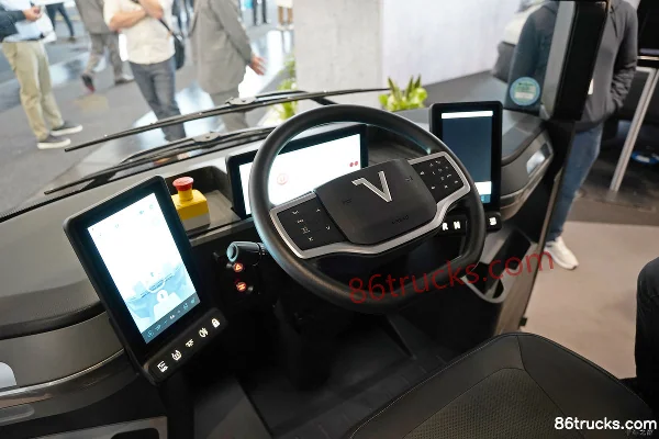 VOLTA Zero Electric Box Van Cargo Truck 164kWh Interior (1) | 86Trucks