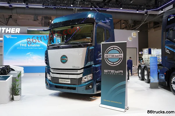 Subo eTOPAS 500 4X2(6 wheels) Electric Tractor Truck 600kWh Exterior (2) | 86Trucks