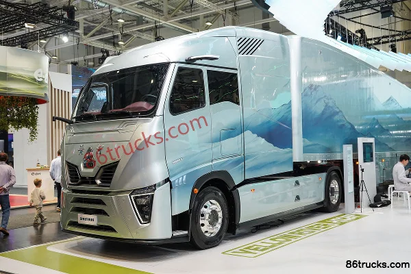 Sinotruk Huanghe X7 4X2(6 roues) tracteur routier à hydrogène Extérieur (3) | 86Trucks