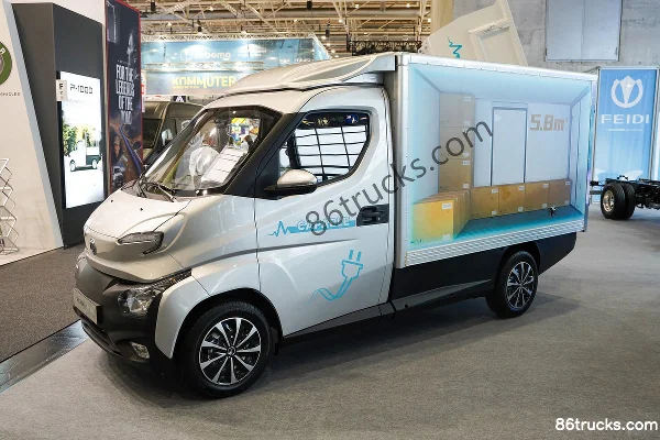 FeidiEnter version export 2,52 m fourgon électrique pur simple cabine micro camion 41,86 kWh 4X2(6 roues) Extérieur (3) | 86Trucks