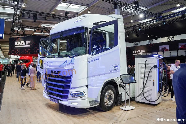 DAF XF 4X2(6 wheels) Electric Tractor Truck Exterior (3) | 86Trucks
