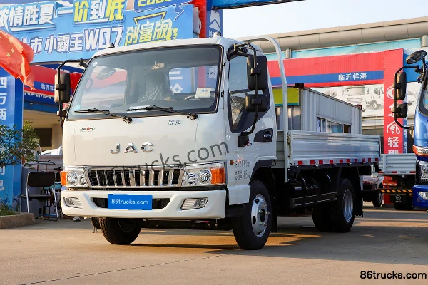 JAC Junling E5 137 ch 4X2(6 roues) 4.18m Single Row Flatbed Light Truck (China VI) Extérieur (3) | 86Trucks