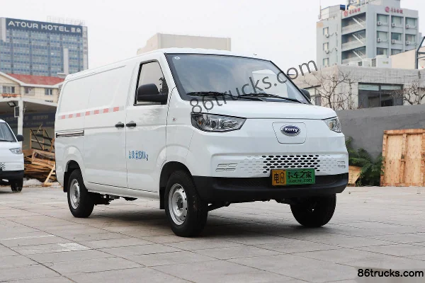 Karry Jiangtun E5 Standard Version 2-Seat Pure Electric Panel Van Karry 32kWh Exterior