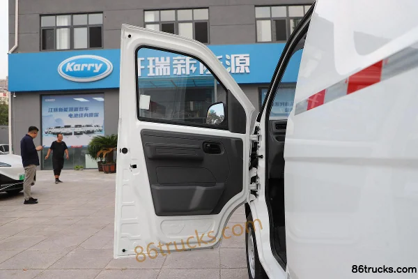 Karry Jiangtun E5 Standard Version 2-Seat Pure Electric Panel Van Karry 32kWh Cab (1) | 86Trucks