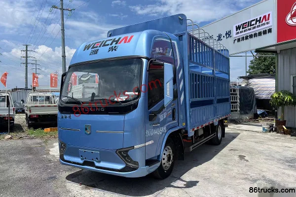 Lanqing Auto Yue EH Pro série 4.5T 4.18 m cabine simple camion léger à ridelles électrique pur 135kWh 4X2(6 roues) Extérieur (2) | 86Trucks