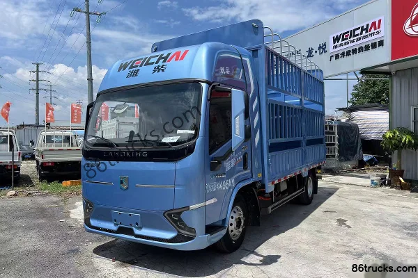 Lanqing Yue EH Pro Plateau Edition 4.18m Single Row Pure Electric Cargo Box Light Truck Fudi 131.98kWh 4X2(6 wheels) Exterior (2) | 86Trucks