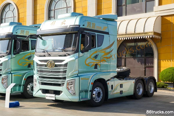 FAW Jiefang Qingdao Yingtu Business Class 620hp 6X4(10 wheels) AMT Automatic Tractor Truck (Ratio 3.36) (with Hydraulic Retarder) Exterior (