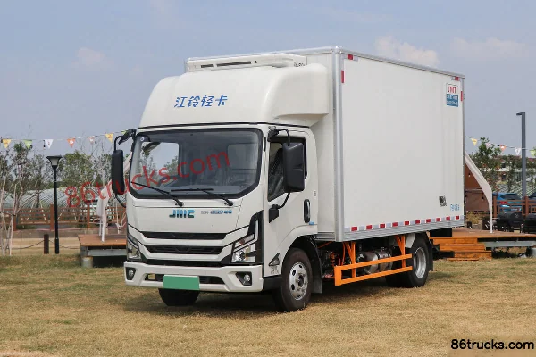 JMC Lexing E-Luda 4.5T 4.11m Single Row Extended Range Hybrid Refrigerated Truck (Air Brake) 50.386kWh 4X2(6 wheels) Exterior (3) | 86Trucks