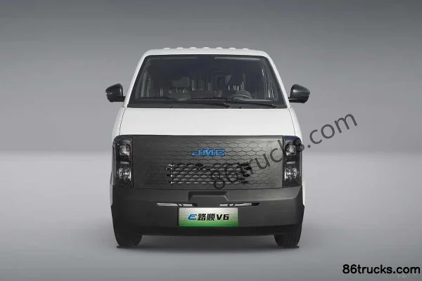 JMC E-Lushun V6 2024 model standard version 2 seats 4.86m pure electric enclosed delivery truck 41.86kWh Extérieur (2) | 86Trucks