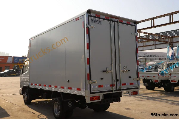 Foton M2 Plus 2L CNG 127 hp 4X2(6 wheels) Dongan 5-speed 3.8m Crew Cab Van Micro Truck Body (1) | 86Trucks