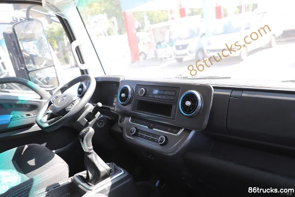 Foton Aumark S1 Series 170 hp 4X2(6 wheels) 5.15m single-row stake truck (China VI) Cab (2) | 86Trucks