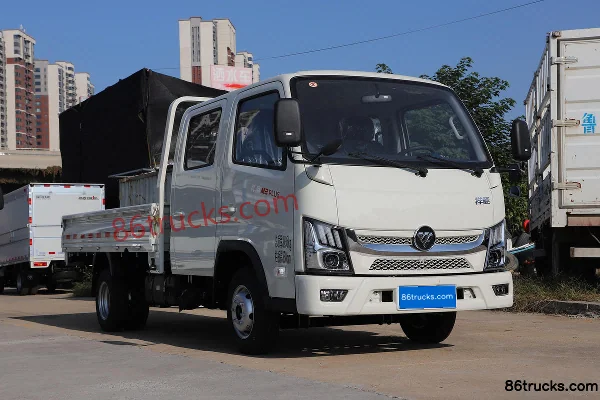 Foton M2 Plus 2L CNG 127 hp 4X2(6 wheels) Dongan 5-speed 3.1m double-row flatbed micro truck Exterior