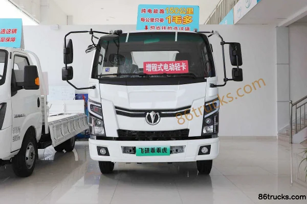 Feidi HV5 4.15m Single Row Plug-in Extended Range Hybrid Box Light Truck 41.6kWh 4X2(6 wheels) Exterior (2) | 86Trucks