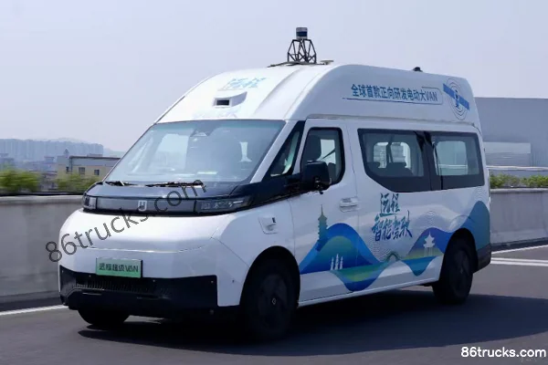 FARIZON Super VAN Intelligent Driving Pure Electric High Roof Light Van Exterior (2) | 86Trucks