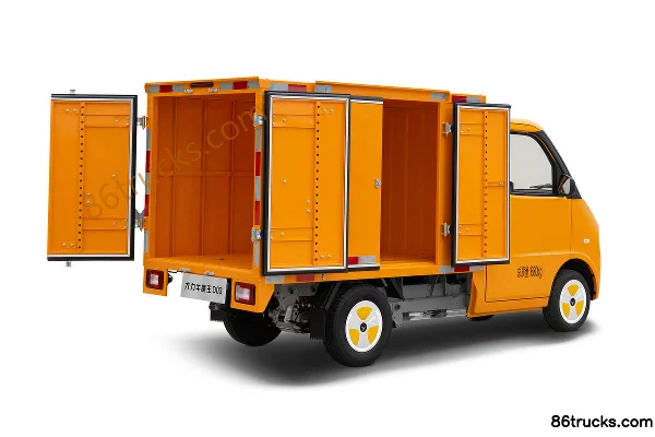 Dali Niumowang D03 Comfort 1.7T 1.985m Single Row Pure Electric Box Van Micro Truck 14.5kWh 4X2(6 wheels) Exterior (2) | 86Trucks