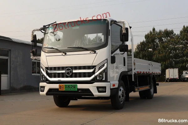 Kama Kaijie EV 4,5 T 4,16 m camion plateau électrique simple cabine 81,144 kWh 4X2(6 roues) Extérieur (3) | 86Trucks