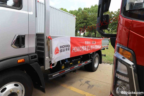 Sinotruk HOWO Hanjiang PRO 155 ch 4X2(6 roues) 4,15 m camion léger à ridelles, cabine simple (Fast Gear 6 vitesses) Carrosserie (1) | 86Truc