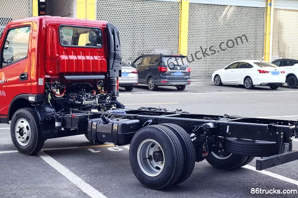 Feidi V1 Series 115 hp 4X2(6 wheels) 3.66m single-row stake truck Chassis (1) | 86Trucks