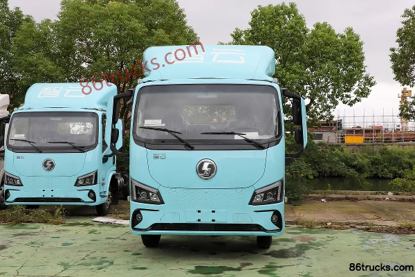 SHACMAN Commercial Vehicle Zhiyun S300 4.5T 4.2m single-row pure electric van light truck (air brake) 100.46kWh 4X2(6 wheels) Exterior (2)