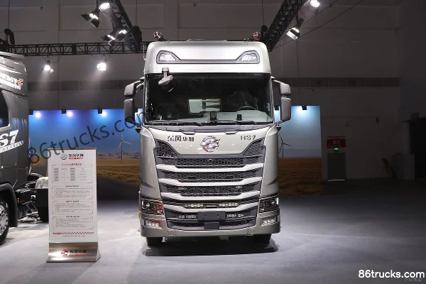 Dongfeng HS7 580 hp 6X4(10 wheels) LNG Automatic Tractor Truck (WLY 12-speed) (Hydraulic Retarder) Exterior (2) | 86Trucks