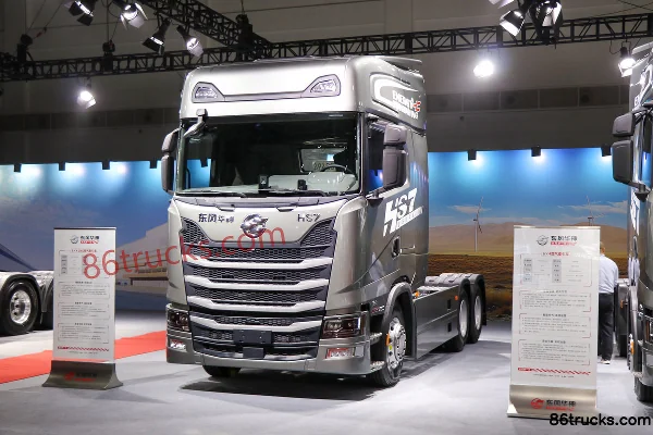 Dongfeng HS7 590 ch 6X4(10 roues) tracteur routier LNG automatique (retardateur hydraulique) Extérieur (3) | 86Trucks