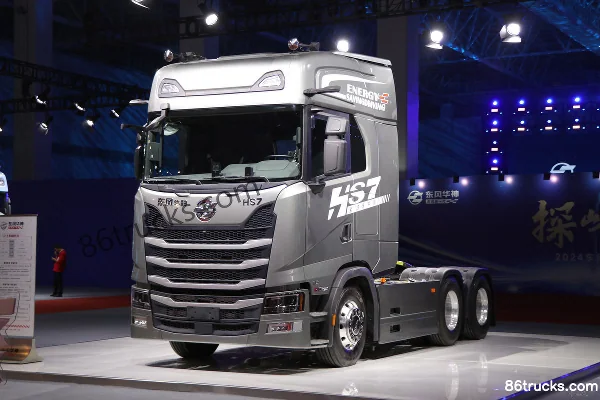 Dongfeng HS7 580 hp 6X4(10 wheels) Tractor Truck (Hydraulic Retarder) Exterior (3) | 86Trucks