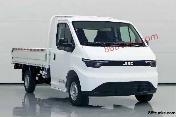 JMC Fushun 2025 EV 4X2(6 wheels) Hydraulic Brake 3.2m Single Row Flatbed Micro Truck CATL 41.86kWh Exterior