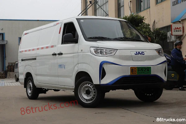 JAC Blue Cat M1 2024 Guoxuan Elite Edition 2.7T 2-seat 4.745m pure electric van truck 38.7kWh Exterior