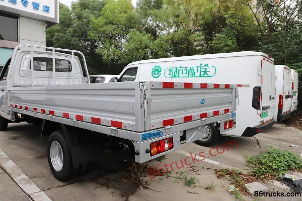Ruichi ED71 Pioneer Type I 3.7m Single Row Pure Electric Flatbed Micro Truck CALB 56.67kWh 4X2(6 wheels) Body (3) | 86Trucks