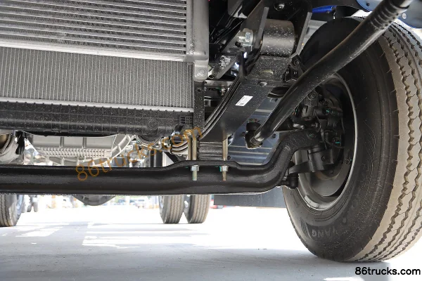JAC Shuailing Q6 150 ch 4X2(6 roues) camion porteur à grille 4,18 m cabine simple (large) (China VI) Châssis (3) | 86Trucks