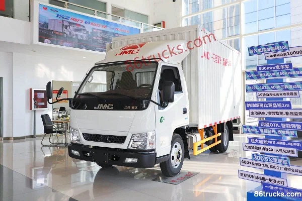 JMC Shunda Small Truck Zhifu Edition Luxury 122 hp 4X2(6 wheels) 3.7m Single Row Van Light Truck (China VI) Exterior (3) | 86Trucks