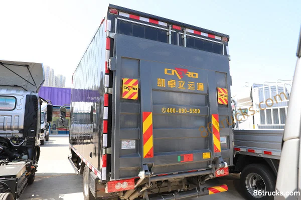 Auman Ouman Zhilan ES1 4.5T 4.14m single-row pure electric van box light truck (hydraulic tailgate) 100.46kWh 4X2(6 wheels) Body (1) | 86Tru