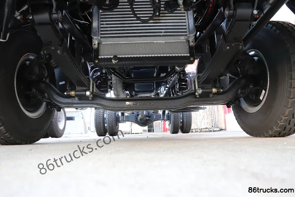 Sinotruk HOWO H3 130 hp 4X2(6 wheels) 4.15m single-row stake truck with cargo cage (China VI) Chassis (1) | 86Trucks