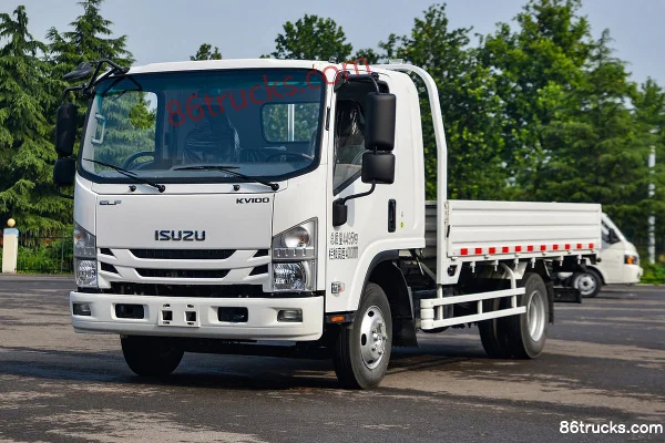 Isuzu KV100 120 ch 4X2(6 roues) 4,13 m cabine simple camion léger à ridelles (China VI) Extérieur (3) | 86Trucks