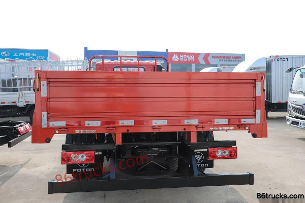 Foton Olling Bumblebee MINI Pro 170 hp 4X2(6 wheels) 5.15m single-row flatbed cargo truck (ZF 6-speed) Body (3) | 86Trucks