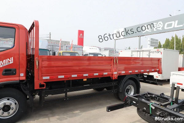 Foton Olling Bumblebee MINI Pro 170 hp 4X2(6 wheels) 5.15m single-row flatbed cargo truck (ZF 6-speed) Body (1) | 86Trucks